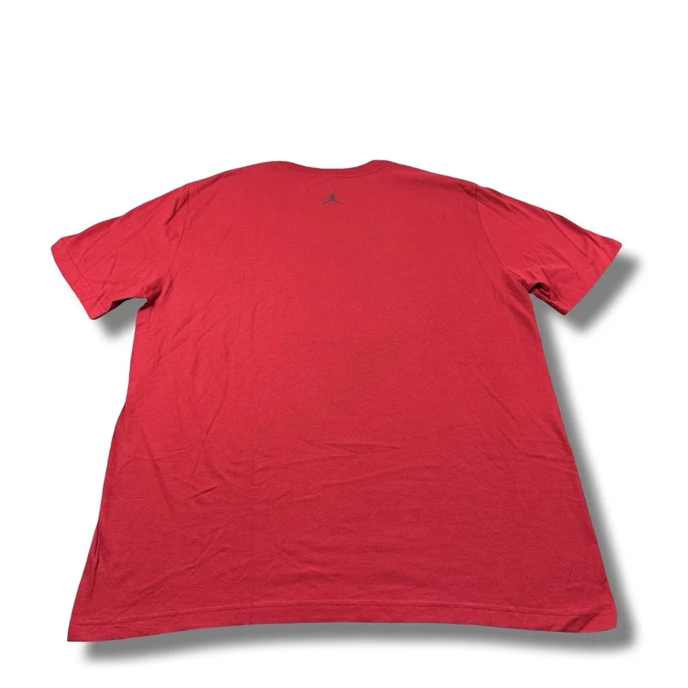 NWT 2011 Nike Air Jordan Jumpman Flight Grid Red/Gray Graphic Tee Mens XL Rare